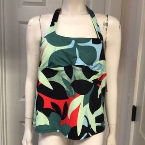 Nike Womens Halter Tankini Top in Black, Green, Red, Light Blue